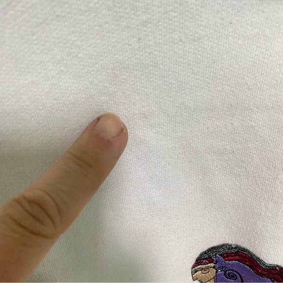 Laurel Burch Sweatshirt Embroidered Horse Woman size L - Picture 4 of 6